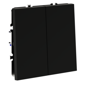 Перекрестный переключатель встраиваемый VOLTUM S70 двухклавишный 10А