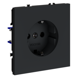 Розетка встраиваемая VOLTUM S70 с заземлением 16А