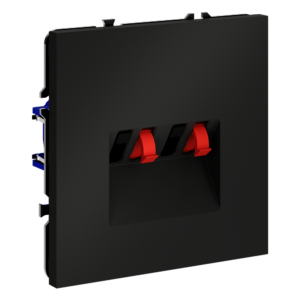 Розетка акустическая встраиваемая VOLTUM S70 4-местная